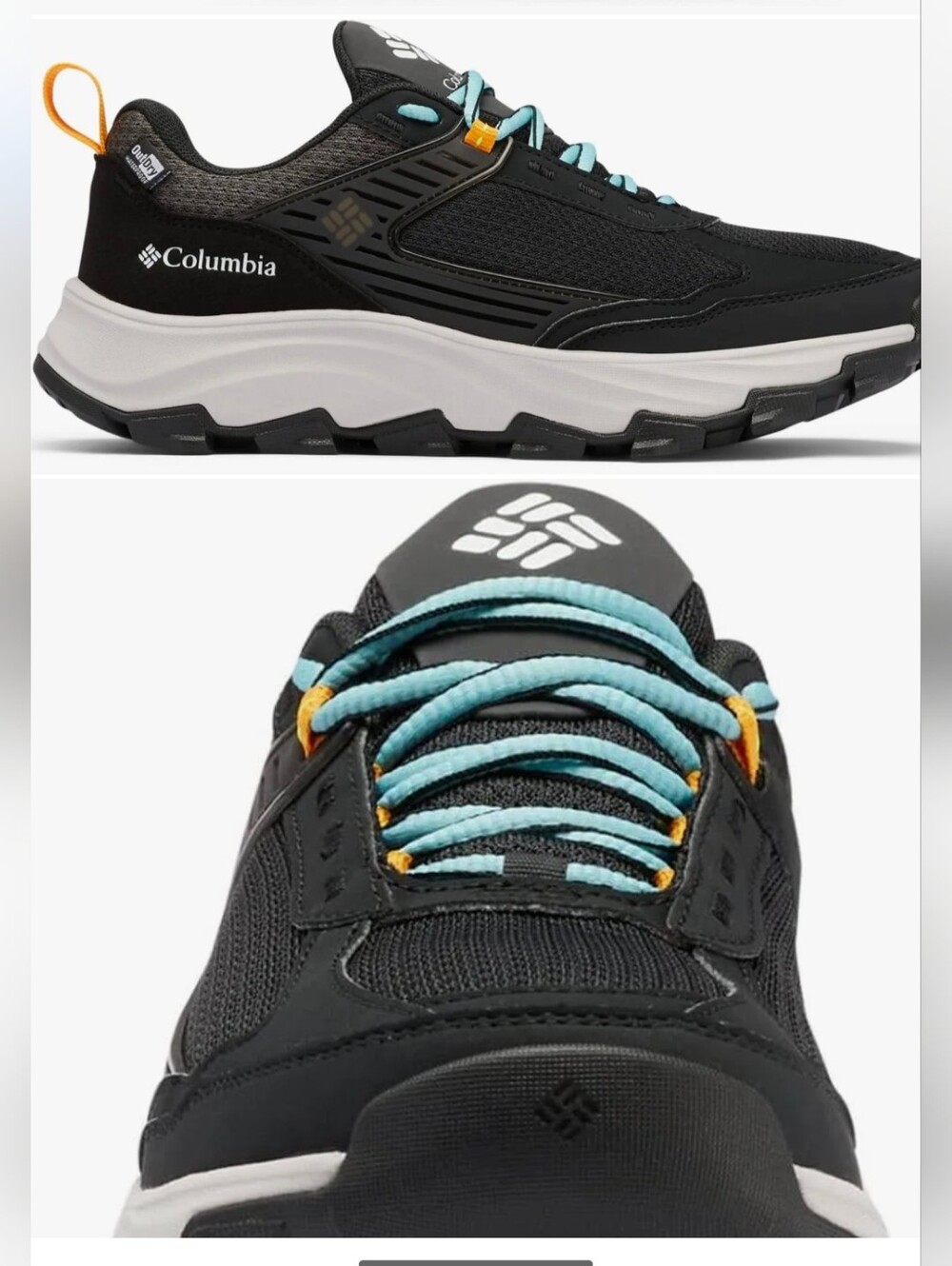Columbia Hatana Max Outdry Shoes, waterproof hiking, running Trail Black W Sz 9 - Picture 8 of 13